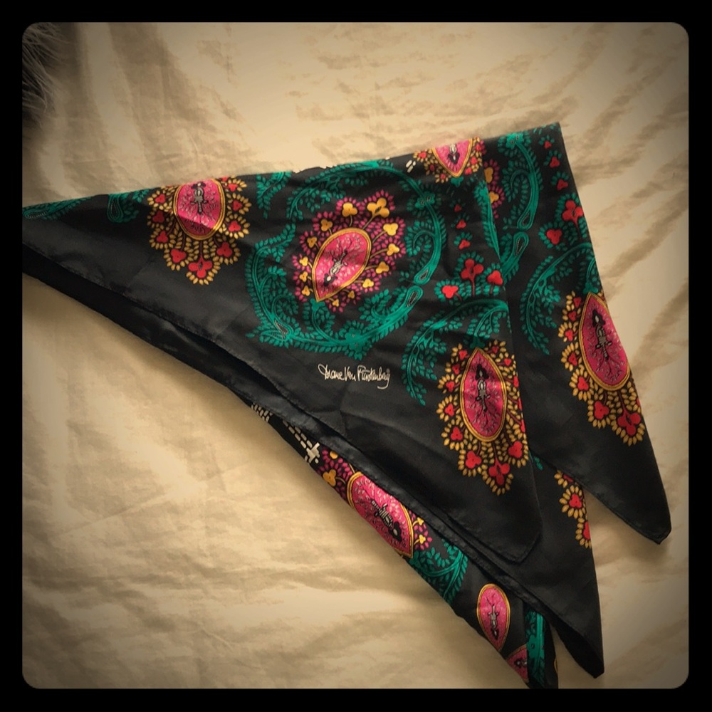 Diane von Furstenberg silk scarf